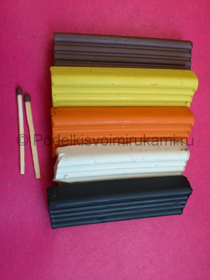 plastilină melci (modelare lut) Melc din plastilină