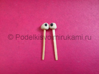 plastilină melci (modelare lut artefact melc) Melc din plastilină