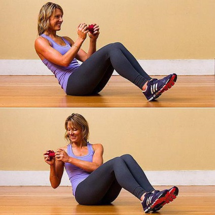 exerciții abdominale urcă trunchiul (presa) exerciții abdominale urcă trunchi