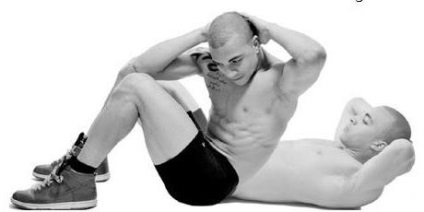 exerciții abdominale urcă trunchiul (presa) exerciții abdominale urcă trunchi