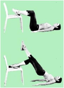 Exerciții cu un scaun (exercițiu) Exerciții cu un scaun