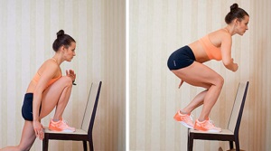 Exerciții cu un scaun (exercițiu) Exerciții cu un scaun