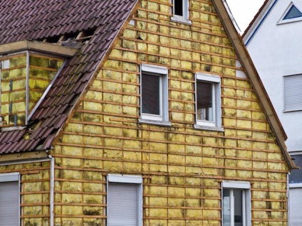 Încălzirea casei de lemn din exterior (în afara) Incalzirea casei de lemn din exterior