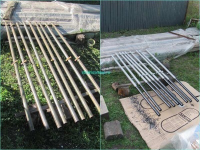 Gard din plasa de plastic (plastic mesh) Un gard din plasă de plastic