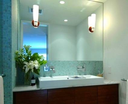 Baie oglindește cum să selectați, idei de design (foto) (en-suite) Baie oglindește cum să selectați, idei de design (foto)