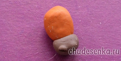 Giraffe plastilină (modelare lut) Girafa din plastilină