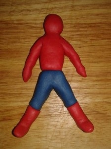 Spiderman mastic - o clasă de master, conceptul de meniu (flori de mastic) Spiderman mastic - o clasă de master, ideea de meniu