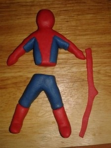 Spiderman mastic - o clasă de master, ideea meniului (Spiderman mastic) Spiderman mastic - o clasă de master, ideea de meniu
