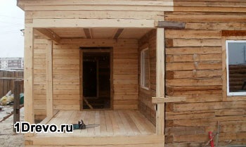 Cravată extensie sub formă de bară la manualul de construcție din lemn (un jurnal) Cravată extensie sub formă de bară pentru ghidajul de construcție din lemn