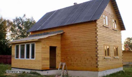 Cravată extensie în formă de bare la manualul de construcție din lemn (anexa lemn de construcție log) Cravată extensie sub formă de bară pentru ghidajul de construcție din lemn