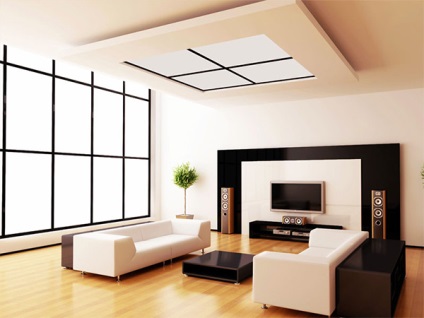 Culoarea în interiorul camera de zi (foto) (camera de zi) Culoarea în interiorul camera de zi (foto)