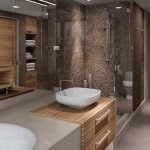 Tencuiala decorativa pentru baie cu mâinile lor (peretele tencuiala sub țiglă în baie) Tencuiala decorativa pentru baie cu mâinile lor
