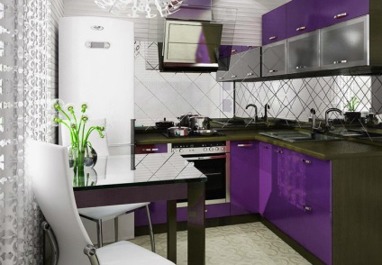 Bucătăria în Hrușciov 6 exemple de fotografii pătrați, recomandările experților (interior) Bucătăria în Hrușciov 6 exemple de fotografii pătrați, recomandările experților