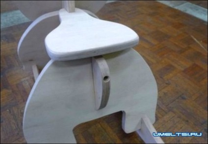 Balansoar pentru copiii cu propriile lor mâini - Elephant (copil) Balansoar pentru copiii cu propriile lor mâini - elefant