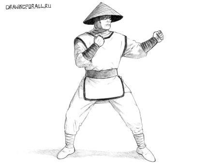 Cum să atragă Raiden (desen treptată) Cum să atragă Raiden