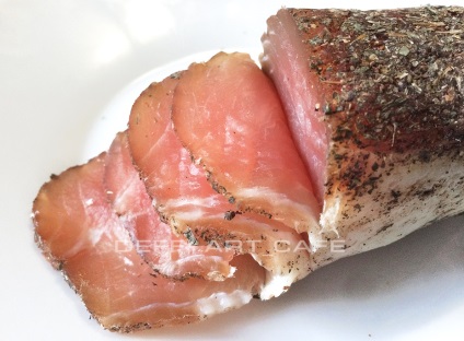 Pancetta și proshutto (proshutto) Pancetta prosciutto