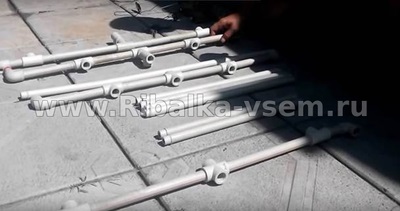 Suportul pentru tije cu mâinile (puteți face un stand) Suportul pentru tije cu propriile mâini