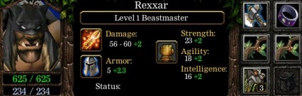 Rexxar, buncăr 1 (Beastmaster) Rexxar, DotA 1