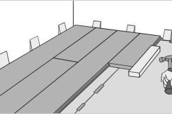 Sfaturi pentru stabilire laminat pe podea (instalare) Sfaturi pentru stabilire laminat pe podea