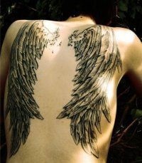 aripi tatuaj 45 fotografie (aripi tatuaj pe picioare) aripi tatuaj 45 fotografie