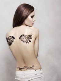 aripi Tattoo 45 fotografie (tatuaj aripa pe umăr) aripi tatuaj 45 fotografie
