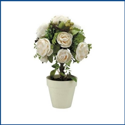 Topiary din carton ondulat si servetele trandafir, instructiuni pas cu pas de panglici de satin de (ondulate) Topiara de carton ondulat si servetele au crescut, instrucțiuni pas cu pas de panglici de satin, de la