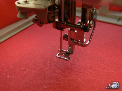 Broderie pe ac lenjerie de aripi (cusatura) Broderie pe ac înaripat lenjerie