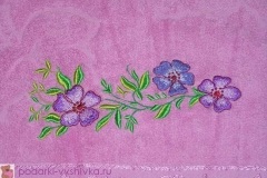 Brodat pe prosop (inițialele broderie) Broderie pe prosoape