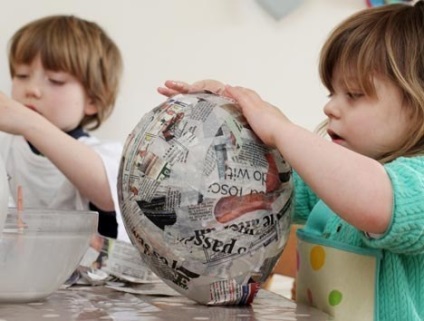 Balon papier-mache, fotografii și master-class (foto) Balon papier-mache, fotografii și master-class