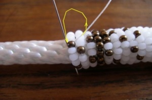 Knit ham circuit de cârlig șirag de mărgele (tricot ham șirag de mărgele) câlți Knit șirag de mărgele de circuit cu cârlig