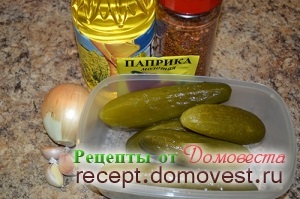 Aperitiv de castraveți (marinate murati) în coreeană - rețete din domovesta (vegetale) Aperitiv de castraveți (marinate murati) în coreeană - rețete din domovesta