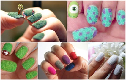 Velvet Manicure (designul unghiilor) catifea manichiură