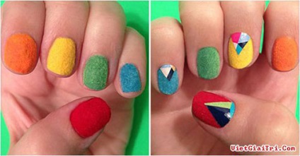 Velvet Manicure (designul unghiilor) catifea manichiură