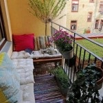 Clothesline pe balcon ca trage și agățați