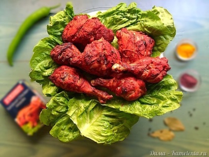 Pui - Tandoori - reteta cu fotografii, pas cu pas reteta pentru pui - tandoori modul de a găti carnea de pui