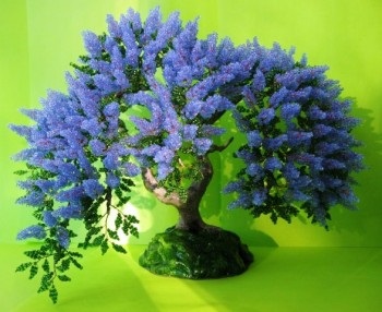 arbore ornamental de mărgele și fire (mărgele) arbore ornamental din margele si fire