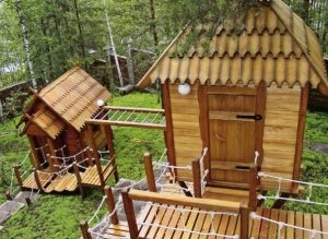Joaca casa pentru a da propriile mâini - o fotografie exemple (pentru copii) Casă de joacă pentru grădină, cu propriile sale mâini - exemple Foto