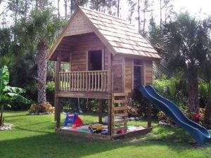 Joaca casa pentru a da propriile mâini - o fotografie exemple (lor) Casă de joacă pentru grădină, cu propriile sale mâini - exemple Foto