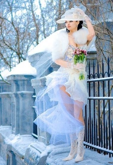 Extreme, neobișnuite, originale, șocante rochie de mireasa scurta (fotografii svadbenyh rochii) ,,, rochii originale neobișnuite extreme șocante nunta scurt