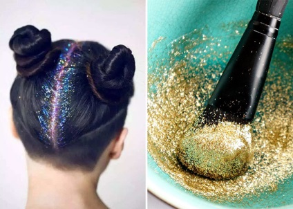 Glitter, cu sclipici machiaj si paiete (machiaj sclipici) machiaj sclipici cu sclipici și paiete
