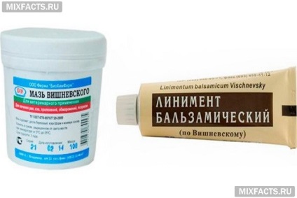 unguent Ihtiolovaya și unguent diferențele vishnevskogo și caracteristici (cerere unguent vishnevskogo) Ihtiolovaya unguent și Vishnevsky unguent diferențe și particularități