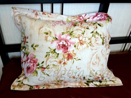 Cum se coase o fata de perna (70x70 pillowcases model) Cum să coase o față de pernă
