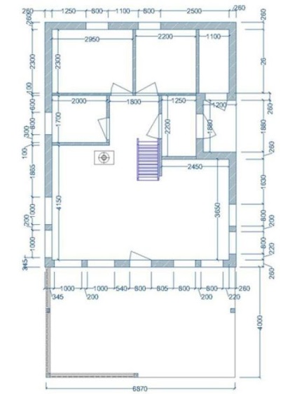 Casa cadru pe tehnologia scandinav (scandinave) Casă cadru pe tehnologia scandinavă