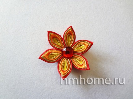 Kanzashi frunze de arțar (frunză) Maple Leaf kanzashi