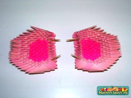 Origami modular (prezentat în roșu) origami modular