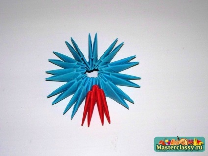 origami modular (laturile lungi ale modulelor au fost) origami modular