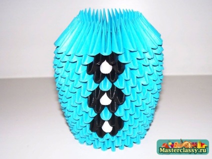 Origami modular (prezentat în roșu) origami modular