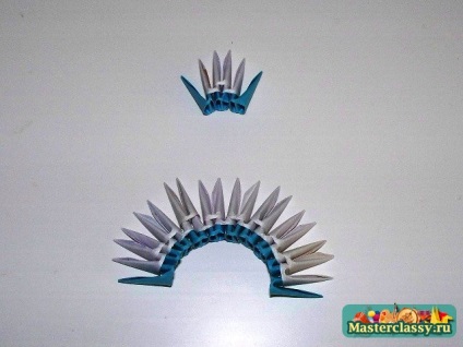 origami modular (laturile lungi ale modulelor au fost) origami modular