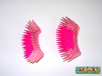 Origami modular (prezentat în roșu) origami modular