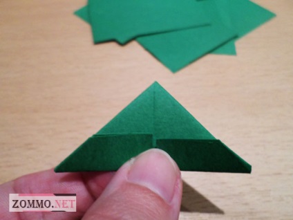 Noi origami pom de Crăciun de hîrtie cu propriile sale mâini in diagrama de asamblare (os de pește) Noi origami pom de Crăciun realizate din hârtie cu asamblare circuit mâini